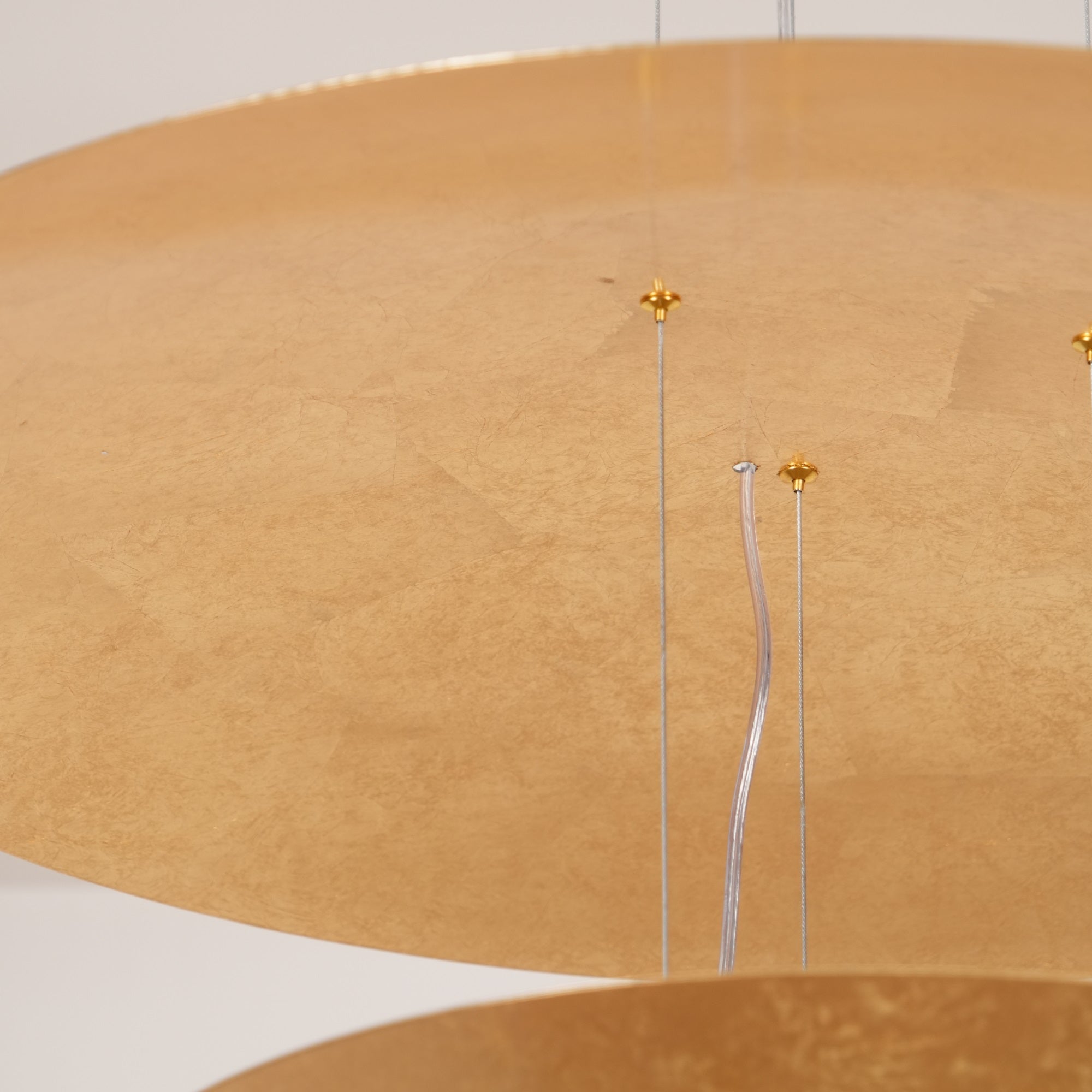 Phelion Layered Gold Foil Pendant Light