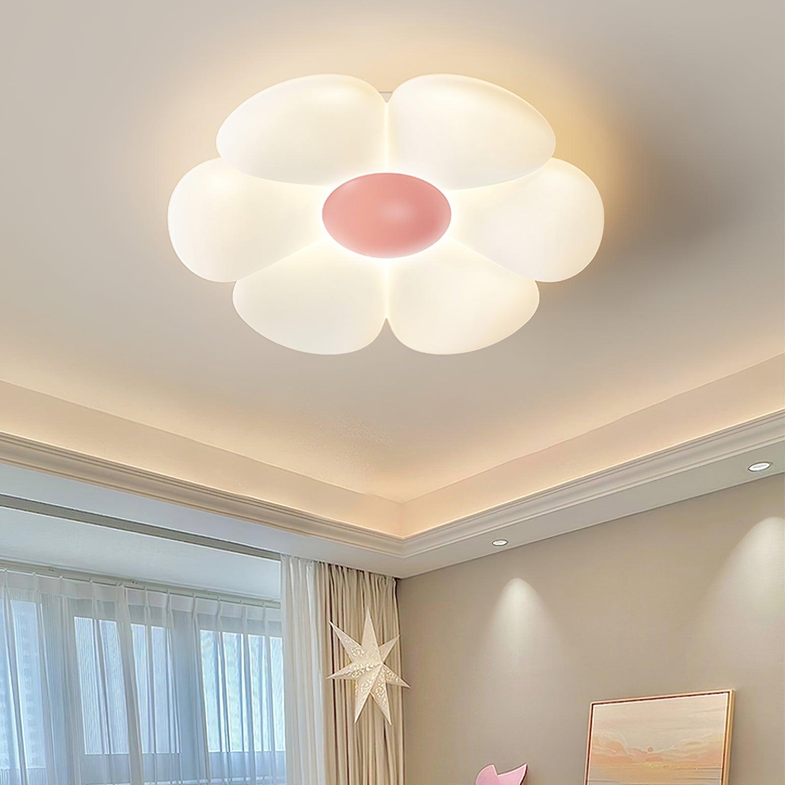 Liorinella Ceiling Lamp Six-Leaf Flower for Kids Room