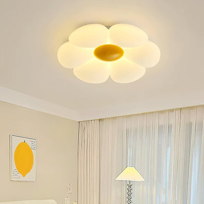 Liorinella Ceiling Lamp Six-Leaf Flower for Kids Room