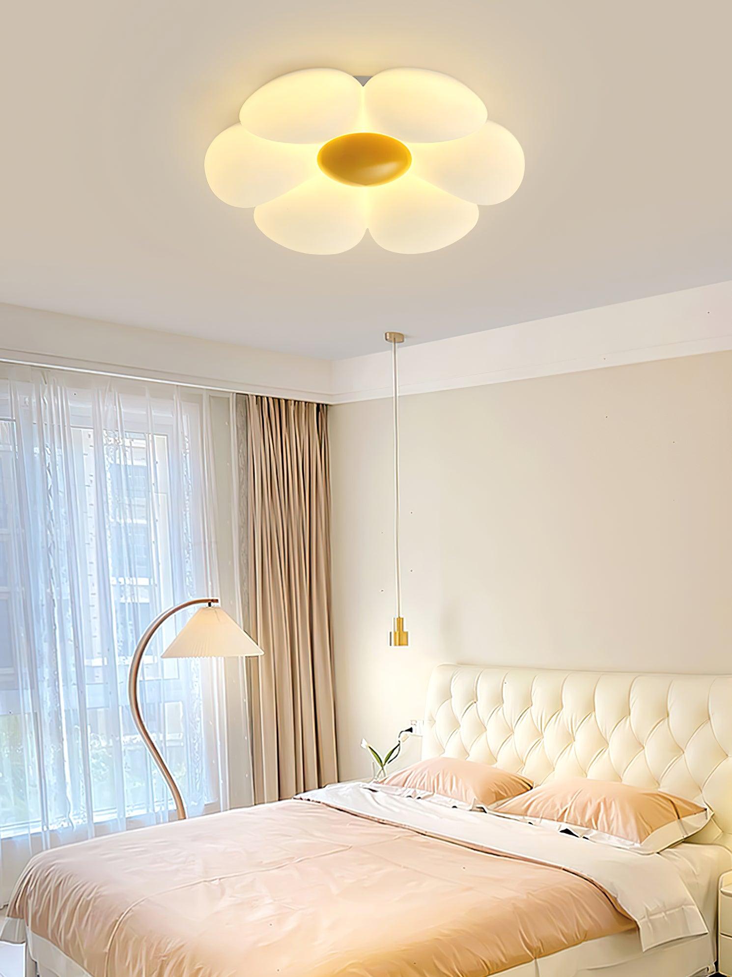 Liorinella Ceiling Lamp Six-Leaf Flower for Kids Room