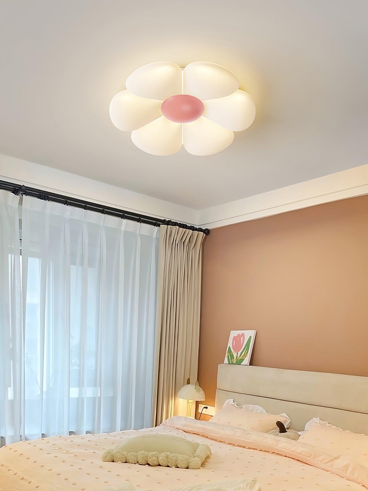 Liorinella Ceiling Lamp Six-Leaf Flower for Kids Room