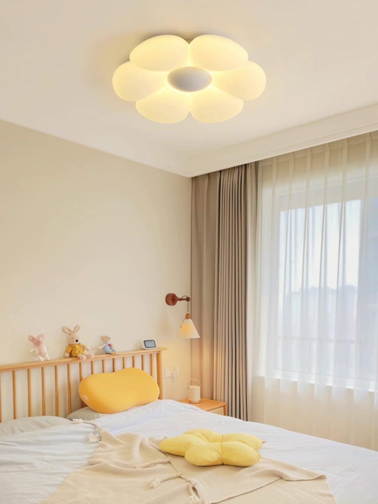 Liorinella Ceiling Lamp Six-Leaf Flower for Kids Room