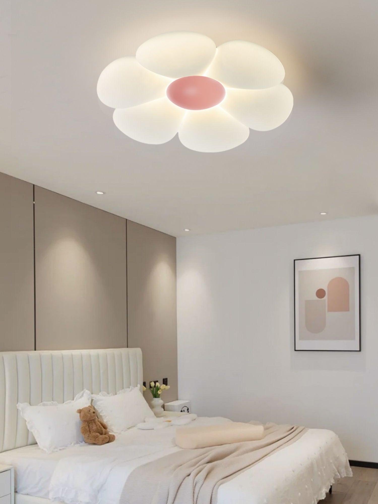 Liorinella Ceiling Lamp Six-Leaf Flower for Kids Room