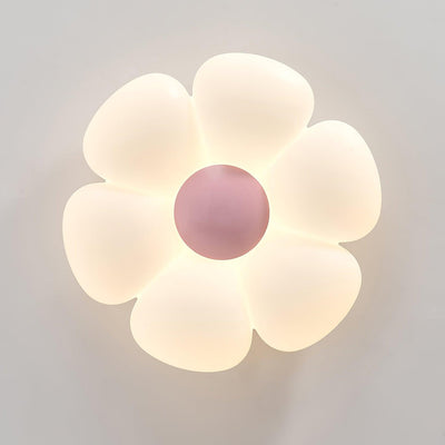 Liorinella Ceiling Lamp Six-Leaf Flower for Kids Room