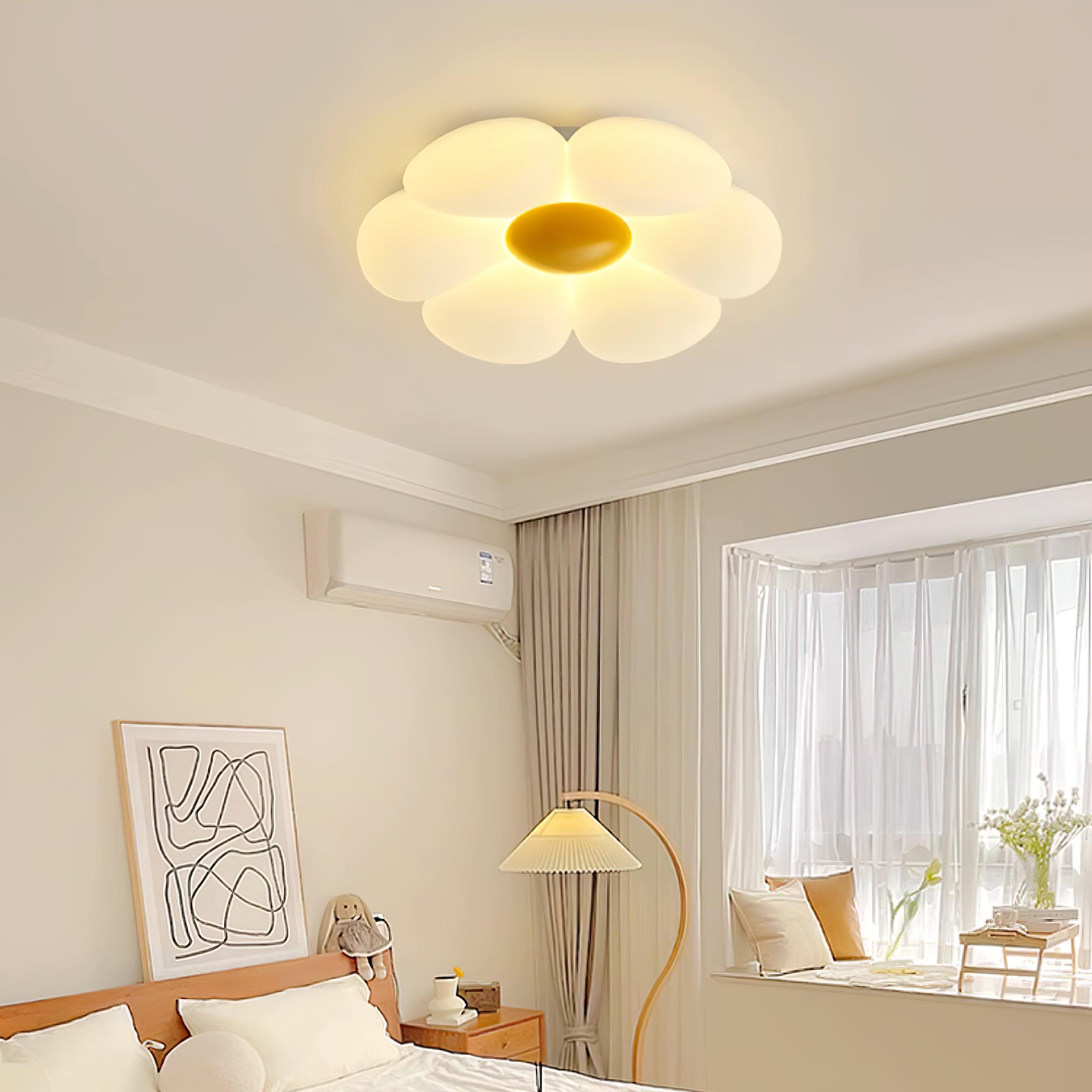 Liorinella Ceiling Lamp Six-Leaf Flower for Kids Room