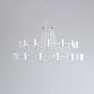 Orinenine Chandelier Sky Ballet Stainless Steel Acrylic Modern