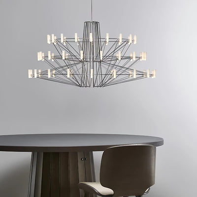 Orinenine Chandelier Sky Ballet Stainless Steel Acrylic Modern