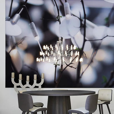 Orinenine Chandelier Sky Ballet Stainless Steel Acrylic Modern