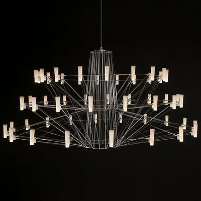 Orinenine Chandelier Sky Ballet Stainless Steel Acrylic Modern