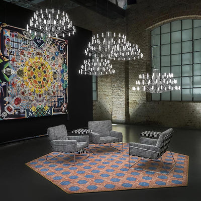 Orinenine Chandelier Sky Ballet Stainless Steel Acrylic Modern