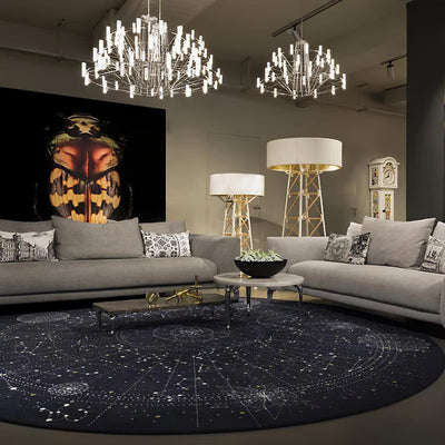 Orinenine Chandelier Sky Ballet Stainless Steel Acrylic Modern