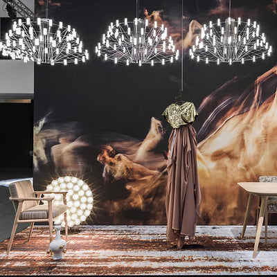 Orinenine Chandelier Sky Ballet Stainless Steel Acrylic Modern