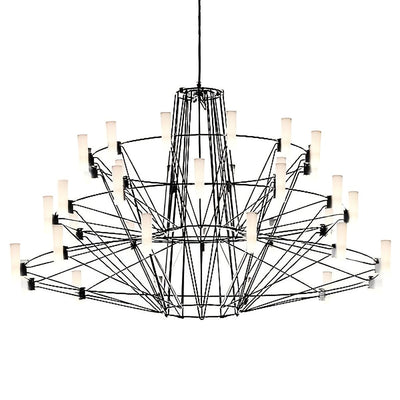 Orinenine Chandelier Sky Ballet Stainless Steel Acrylic Modern