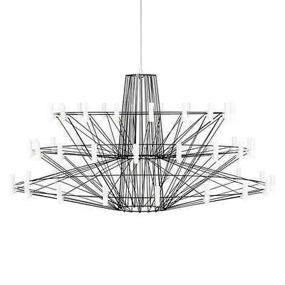Orinenine Chandelier Sky Ballet Stainless Steel Acrylic Modern