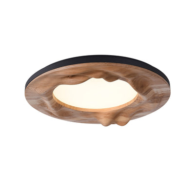 Rinarena Ceiling Lamp Wood Ripple Organic Tranquil