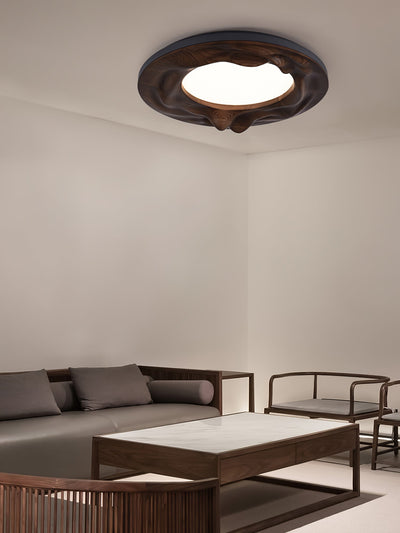 Rinarena Ceiling Lamp Wood Ripple Organic Tranquil