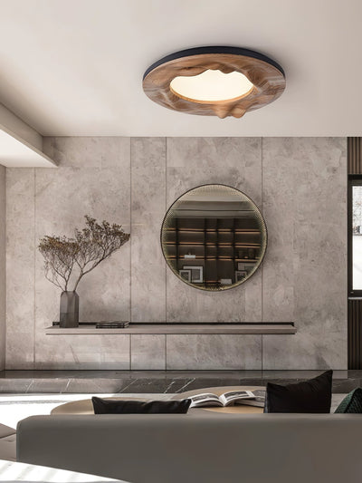 Rinarena Ceiling Lamp Wood Ripple Organic Tranquil