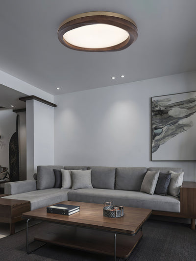 Rinarena Ceiling Lamp Wood Ripple Organic Tranquil