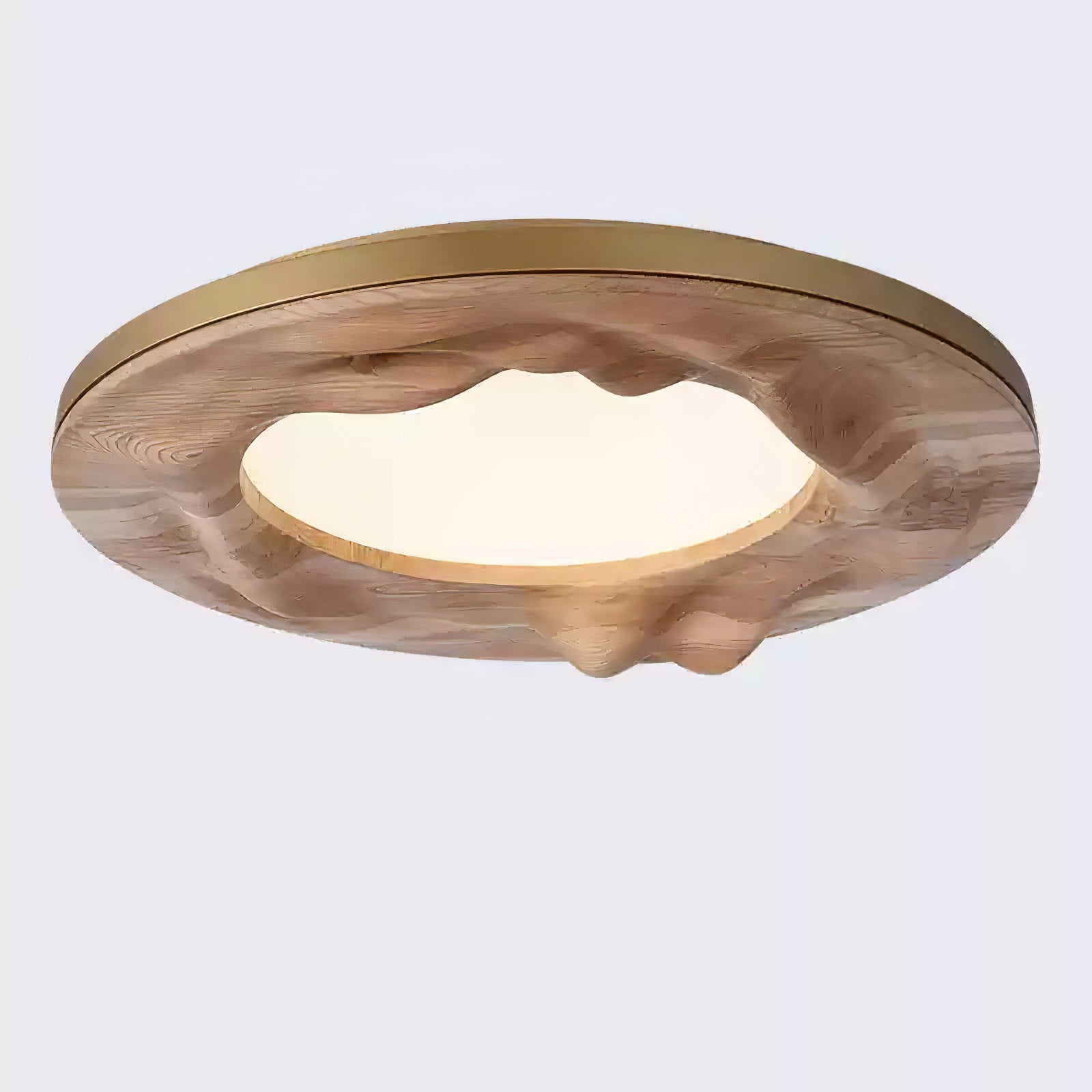 Rinarena Ceiling Lamp Wood Ripple Organic Tranquil