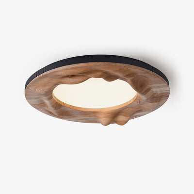 Rinarena Ceiling Lamp Wood Ripple Organic Tranquil