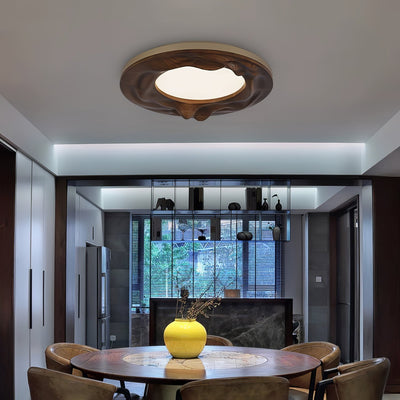 Rinarena Ceiling Lamp Wood Ripple Organic Tranquil