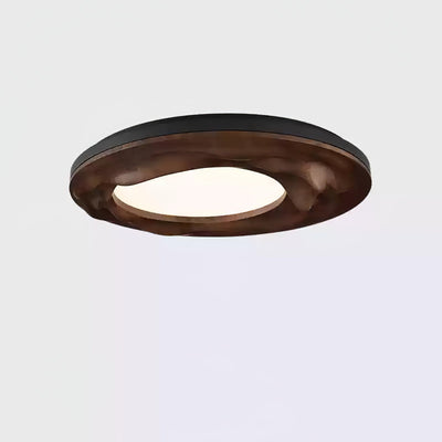 Rinarena Ceiling Lamp Wood Ripple Organic Tranquil