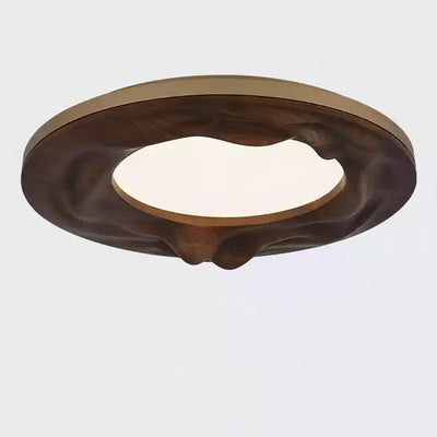 Rinarena Ceiling Lamp Wood Ripple Organic Tranquil