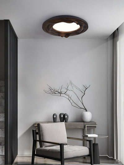 Rinarena Ceiling Lamp Wood Ripple Organic Tranquil
