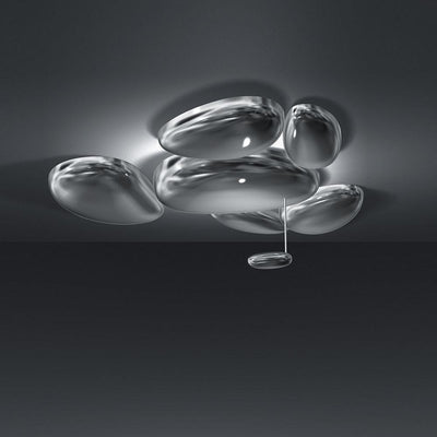 Vostix Ceiling Lamp Chrome Pebble Modern