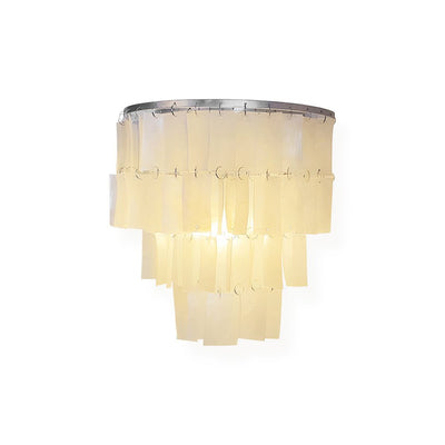 Vidoros Postmodern Luxury Shell Tiered Wall Lamp