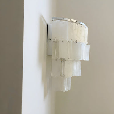 Vidoros Postmodern Luxury Shell Tiered Wall Lamp
