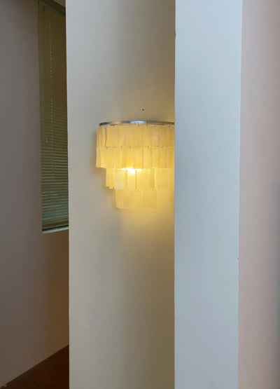 Vidoros Postmodern Luxury Shell Tiered Wall Lamp