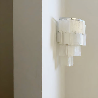 Vidoros Postmodern Luxury Shell Tiered Wall Lamp