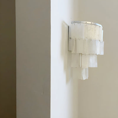 Vidoros Postmodern Luxury Shell Tiered Wall Lamp