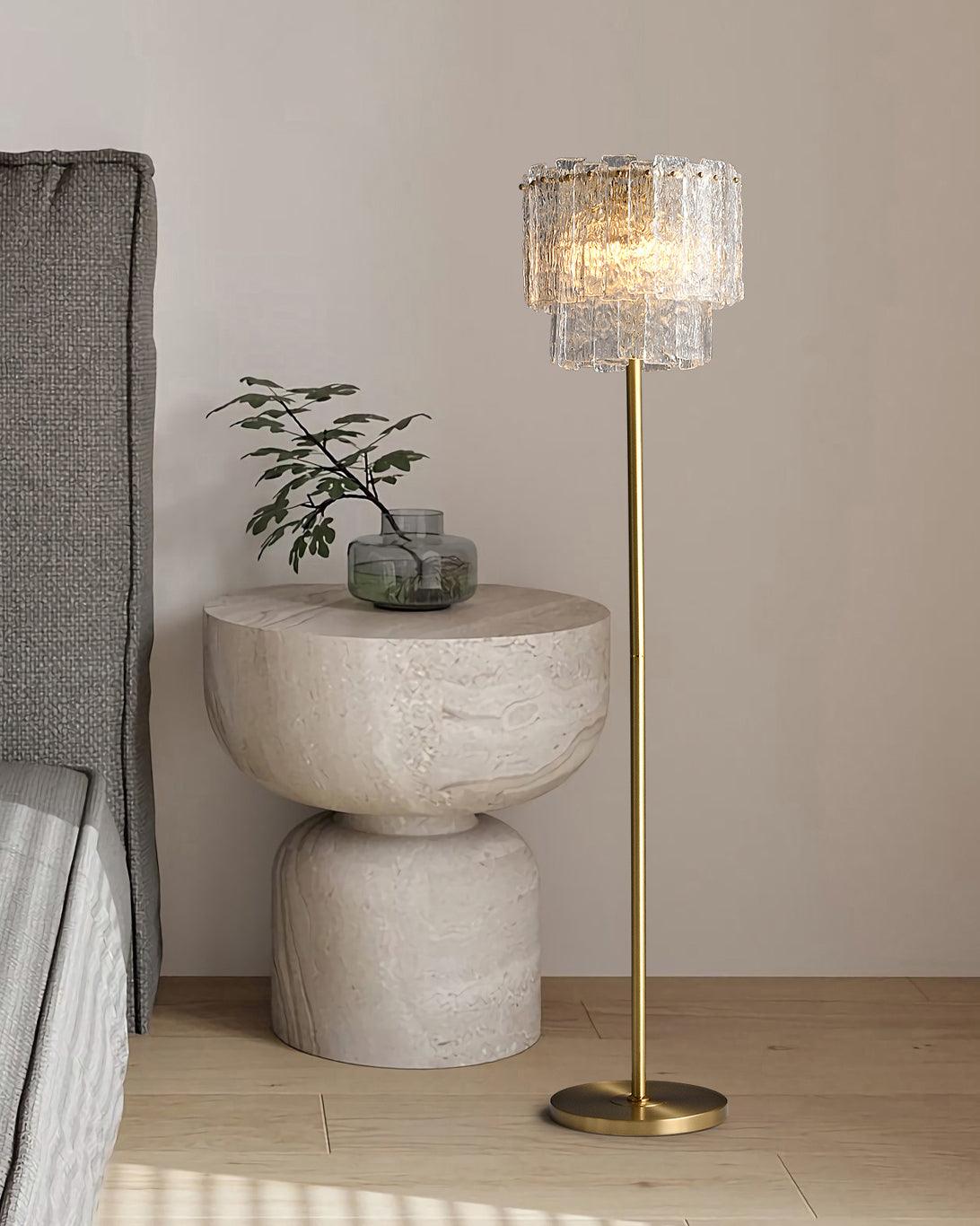 Velaette Luxury Glass Floor Lamp