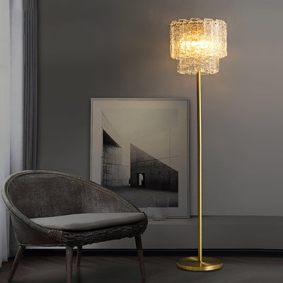 Velaette Luxury Glass Floor Lamp