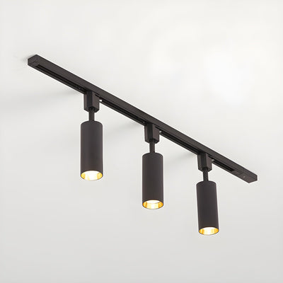 Solara Ceiling Lamp Sleek Cylinder Track with Minimalist - Neutral Decor