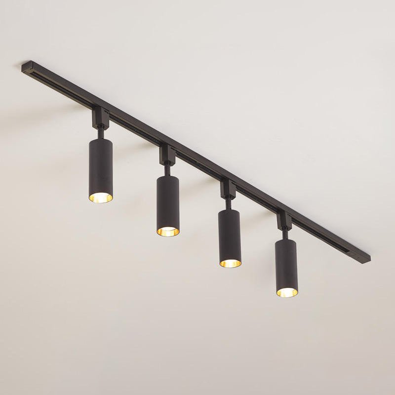 Solara Ceiling Lamp Sleek Cylinder Track with Minimalist - Neutral Decor