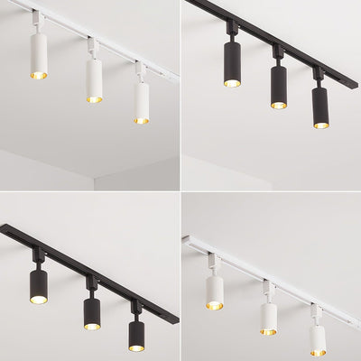 Solara Ceiling Lamp Sleek Cylinder Track with Minimalist - Neutral Decor