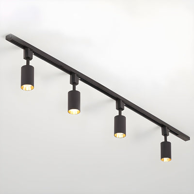 Solara Ceiling Lamp Sleek Cylinder Track with Minimalist - Neutral Decor