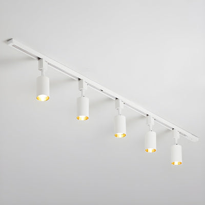 Solara Ceiling Lamp Sleek Cylinder Track with Minimalist - Neutral Decor