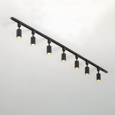 Solara Ceiling Lamp Sleek Cylinder Track with Minimalist - Neutral Decor