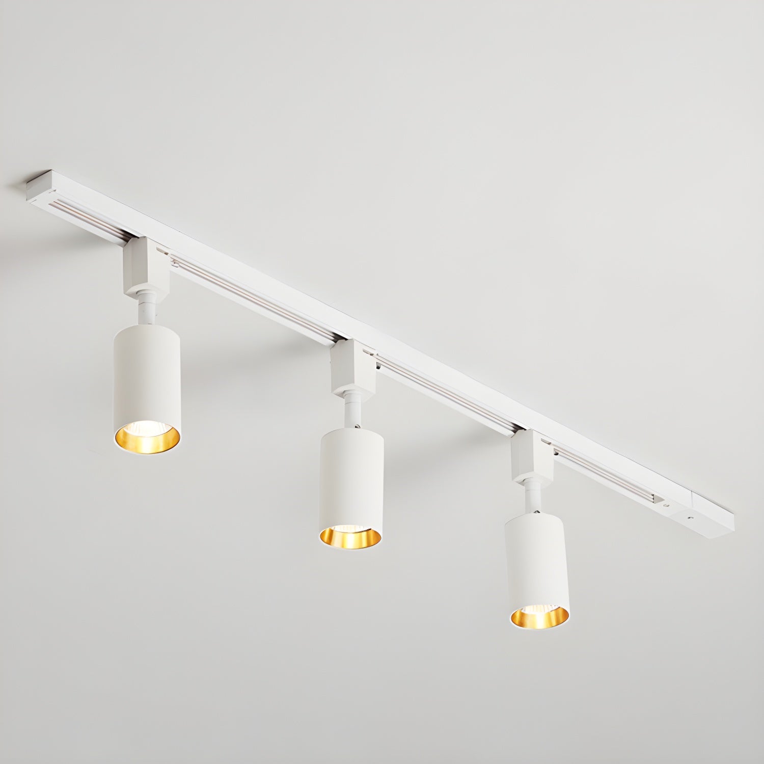 Solara Ceiling Lamp Sleek Cylinder Track with Minimalist - Neutral Decor