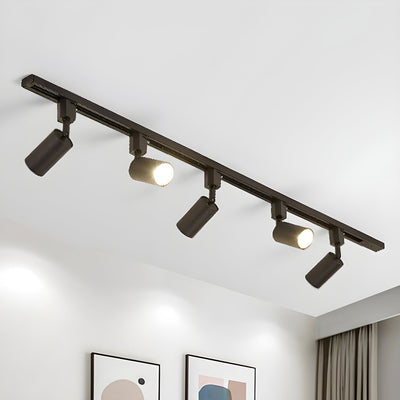 Solara Ceiling Lamp Sleek Cylinder Track with Minimalist - Neutral Decor
