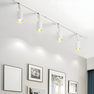 Solara Ceiling Lamp Sleek Cylinder Track with Minimalist - Neutral Decor