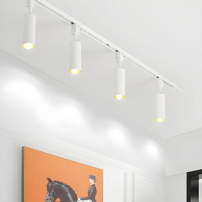 Solara Ceiling Lamp Sleek Cylinder Track with Minimalist - Neutral Decor