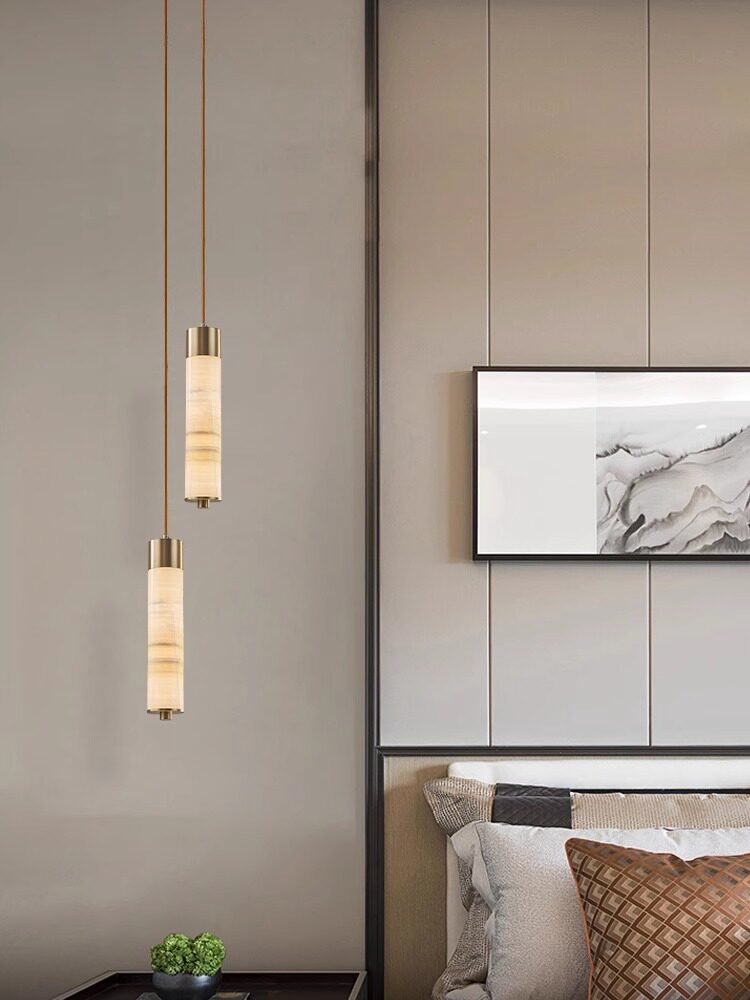 Aveneira Alabaster Column Chandelier