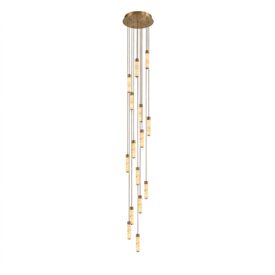 Aveneira Alabaster Column Chandelier