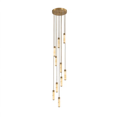 Aveneira Alabaster Column Chandelier