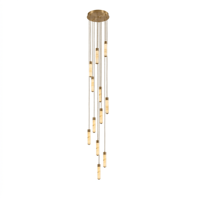 Aveneira Alabaster Column Chandelier